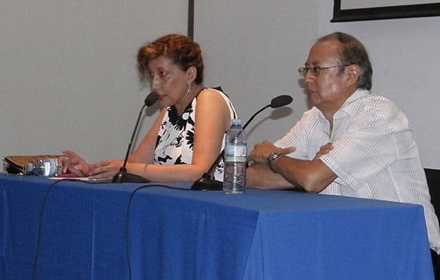 Rosario Vidal y Eduardo de la Vega
